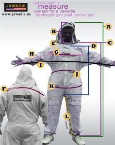 Size How To Measure Jawadis Suit Adult