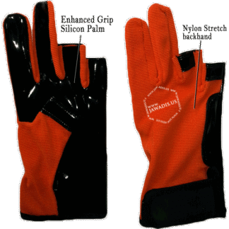 A0411a001 Parkour Sports Gloves - Orange Edition