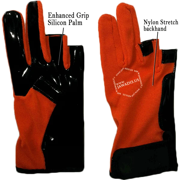 A0411a001 Parkour Sports Gloves - Orange Edition