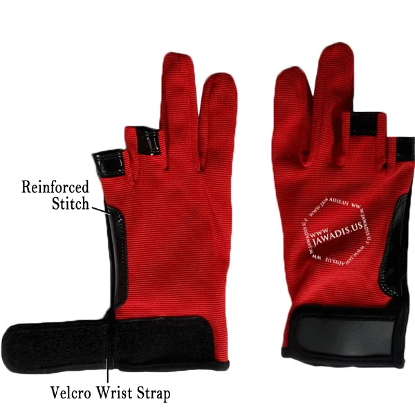 A0416a001 Flexible and Lightweight Parkour Gloves Back View