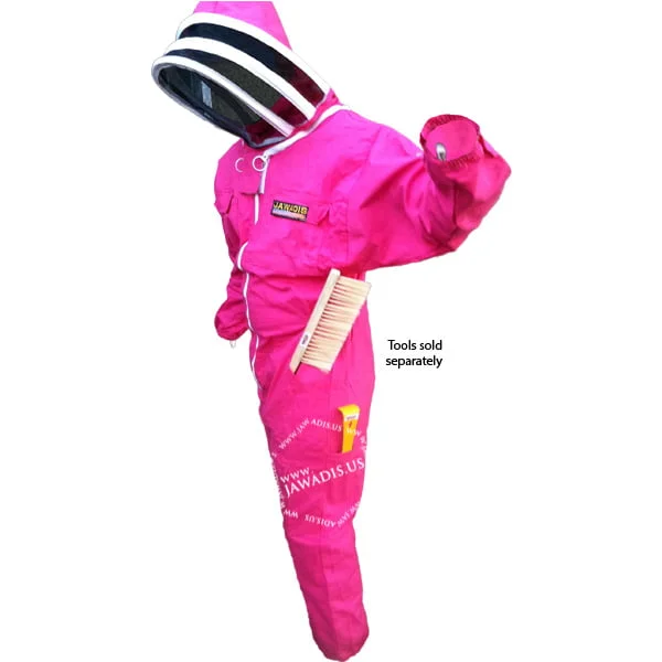 Knee and lower leg pockets on Jawadis premium bee keeper costume