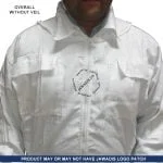 Front chest pocket detail on Jawadis beekeeper suit