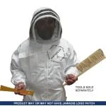 Jawadis logo tag on beekeeper suit for beginners