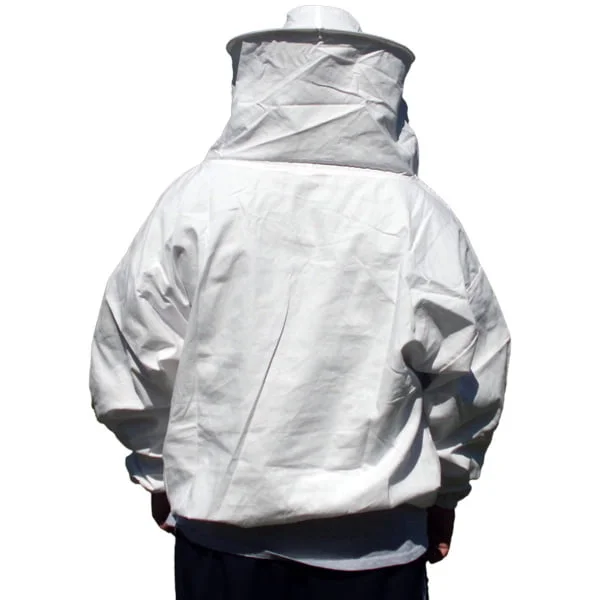 Unisex Beekeeper Jacket w/ Veil | Lightweight Cotton | Garden & Beekeeping Essential 🐝 | Sheriff-Style Design | White - Image 7
