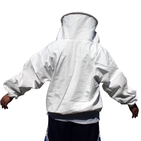 Unisex Beekeeper Jacket w/ Veil | Lightweight Cotton | Garden & Beekeeping Essential 🐝 | Sheriff-Style Design | White - Image 6