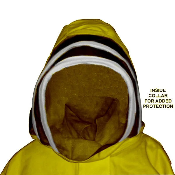 Children's Beekeeper Suit with Zippered Veil - Yellow Garden Smock for Fun Activities | Stinger Protection & Easy Wear | Shop Now! - Image 3