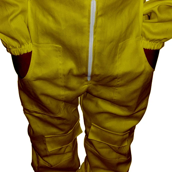 Children's Beekeeper Suit with Zippered Veil - Yellow Garden Smock for Fun Activities | Stinger Protection & Easy Wear | Shop Now! - Image 16