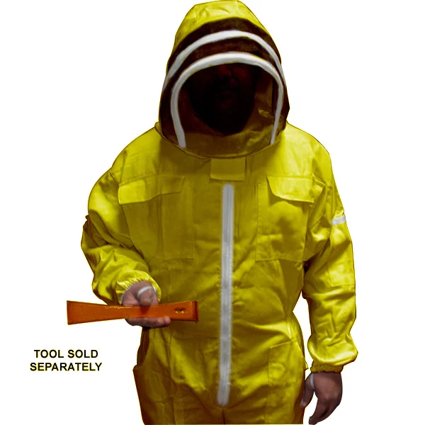 Children's Beekeeper Suit with Zippered Veil - Yellow Garden Smock for Fun Activities | Stinger Protection & Easy Wear | Shop Now! - Image 9