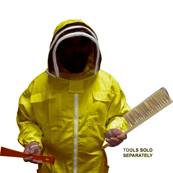 Children's Beekeeper Suit with Zippered Veil - Yellow Garden Smock for Fun Activities | Stinger Protection & Easy Wear | Shop Now! - Image 8