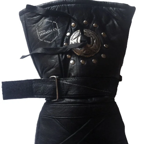 A2301n002 Jawadis Concho Winter Biker Leather Gloves C