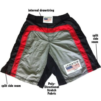 A3508d001 Jawadis Gray Mma Grappling Kickboxing Shorts A