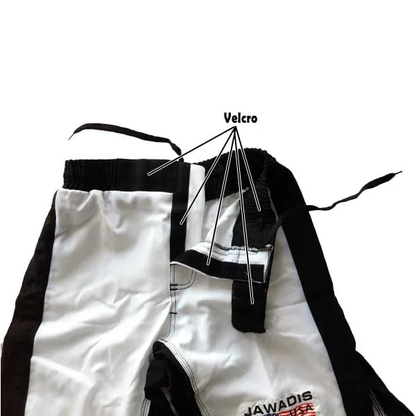 A3517a001 Jawadis White Mma Grappling Kickboxing Shorts D