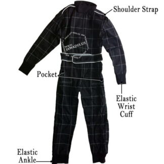 A4101n001 C4101n001 All Black Go Kart Overall A