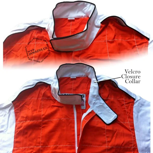 A4117j001 Jawadis Orange White Karting Racing Overall E