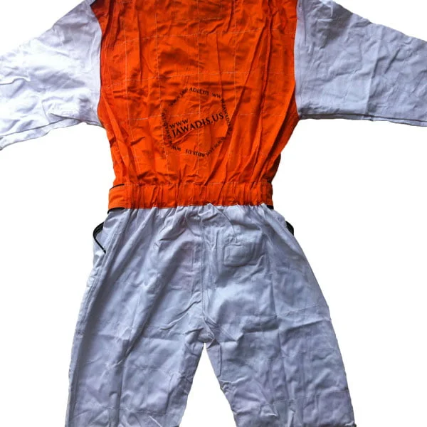 A4117j001 Jawadis Orange White Karting Racing Overall I