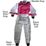 A4117k001 Jawadis Pink White Car Racing Suit A