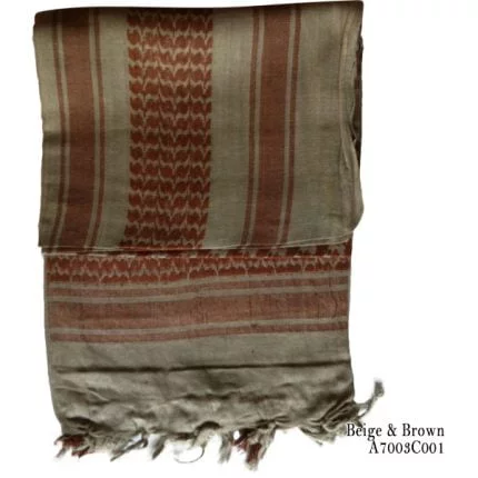 A7003c001 Jawadis Beige Brown Head Scarf