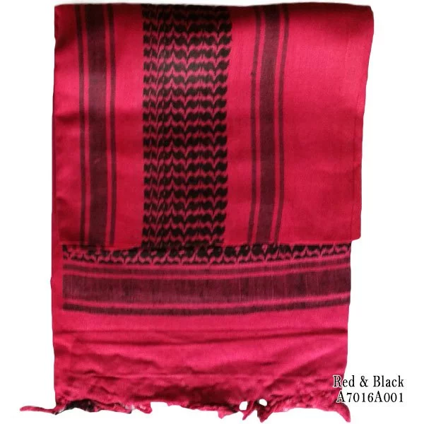 A7016a001 Jawadis Fuschia Red Black Head Scarf