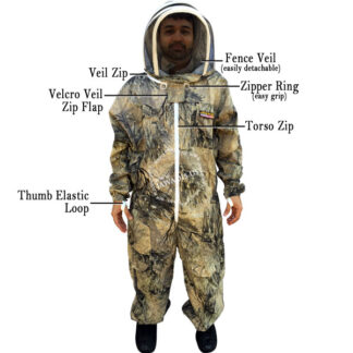 Seclusion 3D Open Country Beekeeper Suit on display