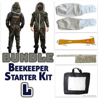 Jawadis Premium Beekeeping Suit Bundle with Gloves, Hive Tool & Bee Brush – Limited Summer Edition - L