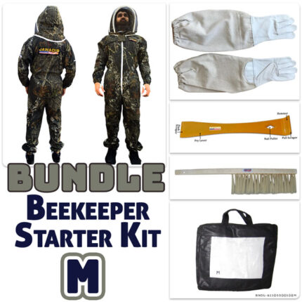 Jawadis Premium Beekeeping Suit Bundle with Gloves, Hive Tool & Bee Brush – Limited Summer Edition - M
