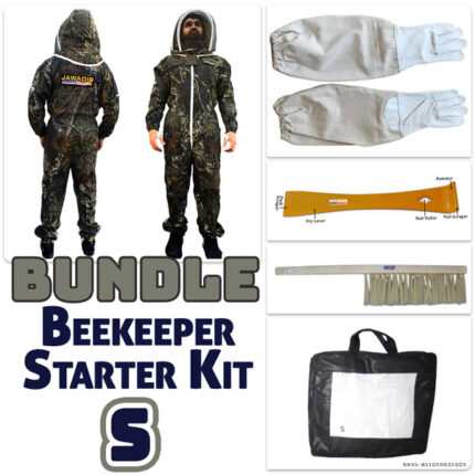 Jawadis Premium Beekeeping Suit Bundle with Gloves, Hive Tool & Bee Brush – Limited Summer Edition - S