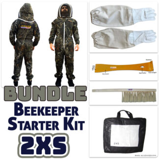 Jawadis Premium Beekeeping Suit Bundle with Gloves, Hive Tool & Bee Brush – Limited Summer Edition - 2XS