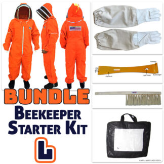 Jawadis Premium Beekeeping Suit Bundle – Size L – Complete Kit with Gloves, Bee Hive Tool & Brush