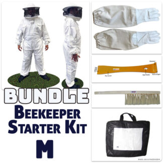 Premium Beekeeper Outfit Bundle with Tools and Gloves - Size M