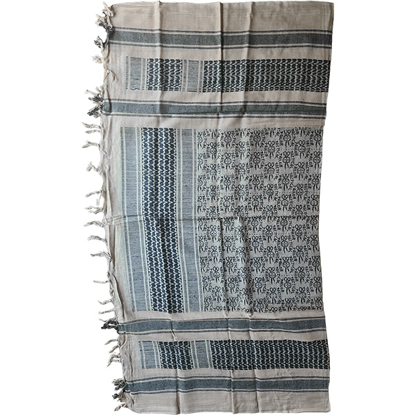 Tactical Tailor Geometric Monochrome Cotton Wrap wearable art